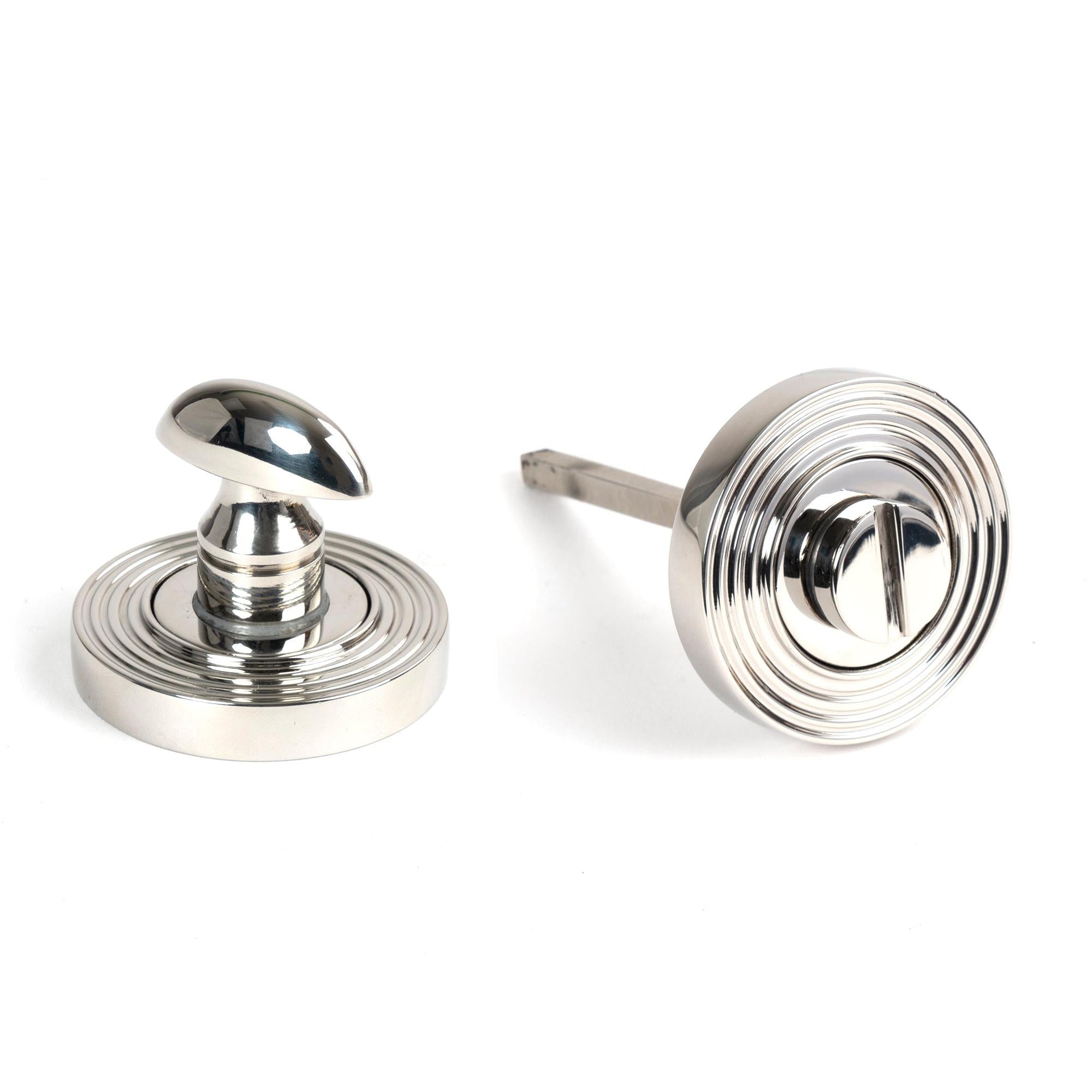 Polished Marine SS (316) Round Thumbturn Set (Beehive) | From The Anvil - Thumbturns - From The Anvil - Yester Home