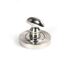 Polished Marine SS (316) Round Thumbturn Set (Beehive) | From The Anvil - Thumbturns - From The Anvil - Yester Home