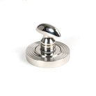 Polished Marine SS (316) Round Thumbturn Set (Beehive) | From The Anvil-Thumbturns-Yester Home