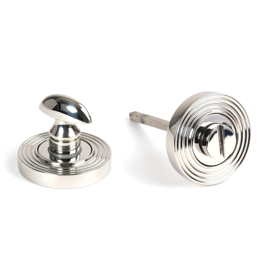 Polished Marine SS (316) Round Thumbturn Set (Beehive) | From The Anvil-Thumbturns-Yester Home
