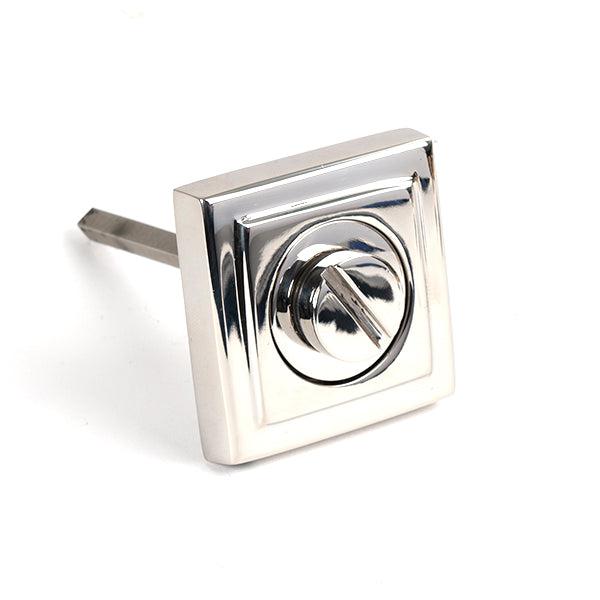 Polished Marine SS (316) Round Thumbturn Set (Square) | From The Anvil-Thumbturns-Yester Home