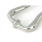 Polished Marine SS (316) Slimline Art Deco Door Knocker - Bolt-Through Door Knockers - From The Anvil - Yester Home
