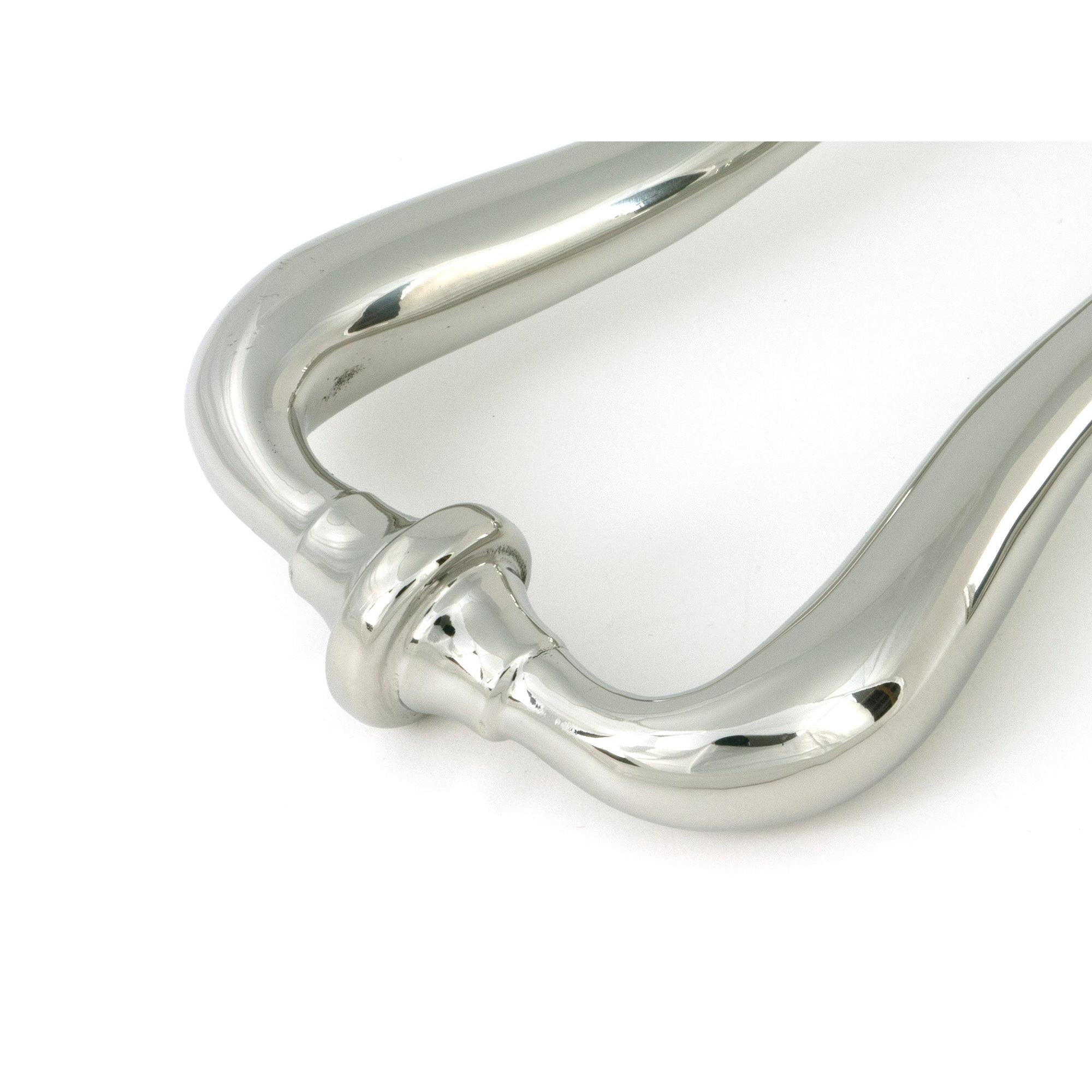 Polished Marine SS (316) Slimline Art Deco Door Knocker - Bolt-Through Door Knockers - From The Anvil - Yester Home