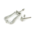 Polished Marine SS (316) Slimline Art Deco Door Knocker - Bolt-Through Door Knockers - From The Anvil - Yester Home
