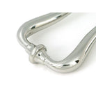 Polished Marine SS (316) Slimline Art Deco Door Knocker - Bolt-Through Door Knockers - From The Anvil - Yester Home