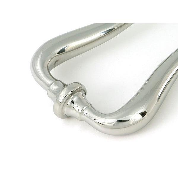 Polished Marine SS (316) Slimline Art Deco Door Knocker - Bolt-Through Door Knockers - From The Anvil - Yester Home