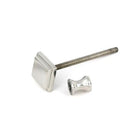 Polished Marine SS (316) Slimline Art Deco Door Knocker - Bolt-Through Door Knockers - From The Anvil - Yester Home