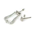 Polished Marine SS (316) Slimline Art Deco Door Knocker - Bolt-Through Door Knockers - From The Anvil - Yester Home