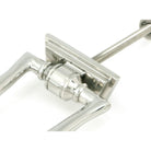 Polished Marine SS (316) Slimline Art Deco Door Knocker - Bolt-Through Door Knockers - From The Anvil - Yester Home