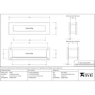 Polished Marine SS (316) Traditional Letterbox | From The Anvil - Letterbox - From The Anvil - Yester Home