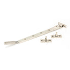 Polished Nickel 10" Brompton Stay | From The Anvil - Stays - From The Anvil - Yester Home
