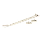 Polished Nickel 12" Brompton Stay | From The Anvil-Stays-Yester Home