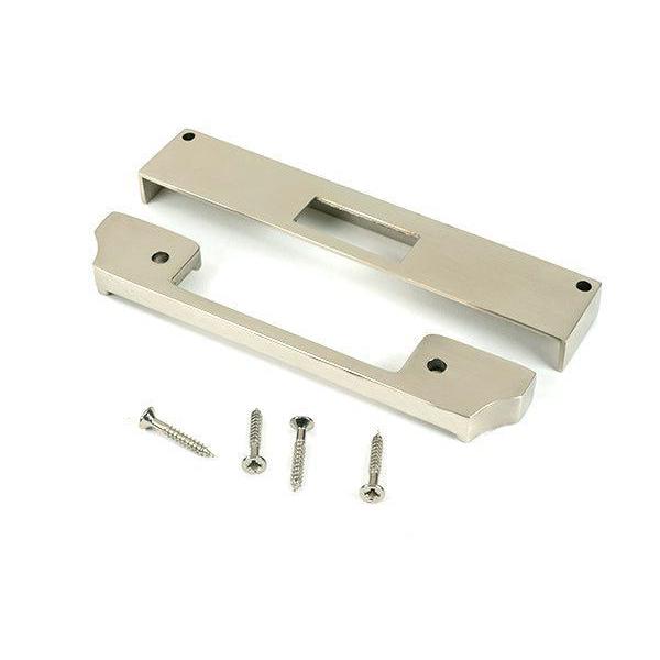 Polished Nickel ½" Rebate Kit for Euro Dead Lock - Deadlocks & Deadbolts - From The Anvil - Yester Home