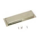 Polished Nickel 175mm Art Deco Rectangular Pull | From The Anvil-Cabinet Pulls-Yester Home
