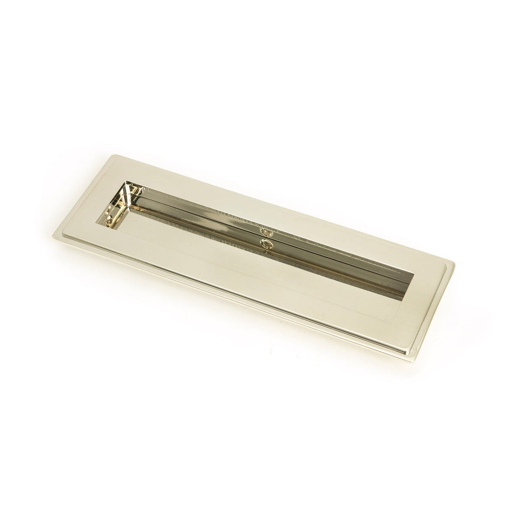Polished Nickel 175mm Art Deco Rectangular Pull | From The Anvil-Cabinet Pulls-Yester Home