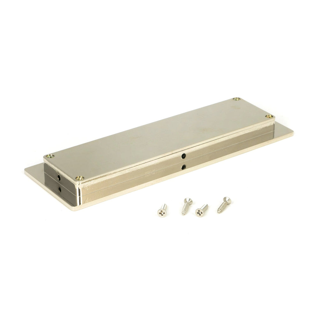 Polished Nickel 175mm Plain Rectangular Pull | From The Anvil-Cabinet Pulls-Yester Home