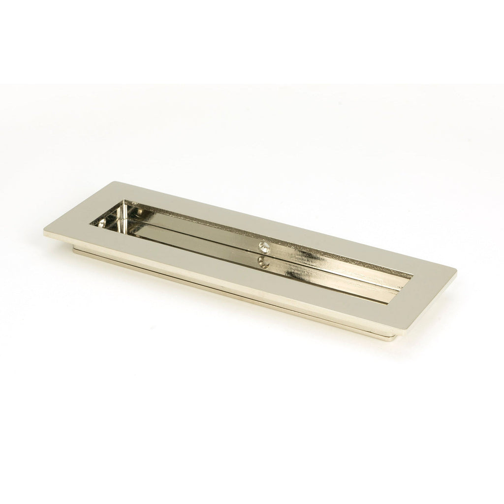 Polished Nickel 175mm Plain Rectangular Pull | From The Anvil-Cabinet Pulls-Yester Home
