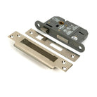 Polished Nickel 2½" 5 Lever BS Sash Lock KA - Sash Locks - From The Anvil - Yester Home