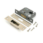 Polished Nickel 2½" Euro Profile Dead Lock - Deadlocks & Deadbolts - From The Anvil - Yester Home