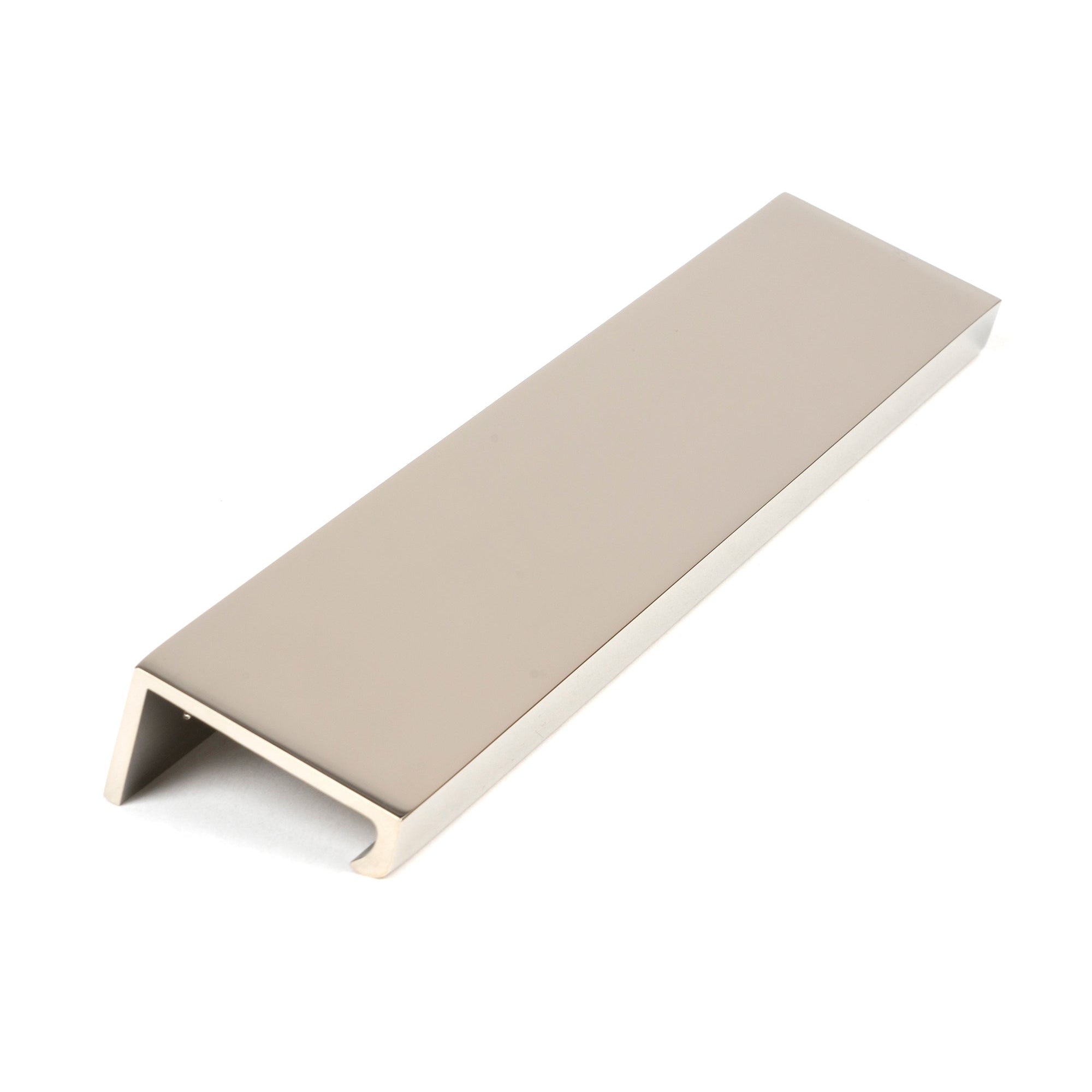 Polished Nickel 200mm Plain Edge Pull | From The Anvil-Cabinet Pulls-Yester Home