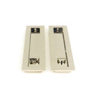 Polished Nickel 250mm Plain Rectangular Pull - Privacy Set | From The Anvil-Cabinet Pulls-Yester Home