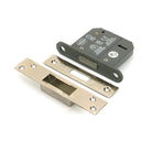 Polished Nickel 3" 5 Lever BS Dead Lock - Deadlocks & Deadbolts - From The Anvil - Yester Home