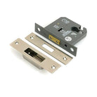 Polished Nickel 3" Euro Profile Dead Lock - Deadlocks & Deadbolts - From The Anvil - Yester Home