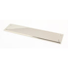 Polished Nickel 300mm Art Deco Fingerplate | From The Anvil - Fingerplates - From The Anvil - Yester Home