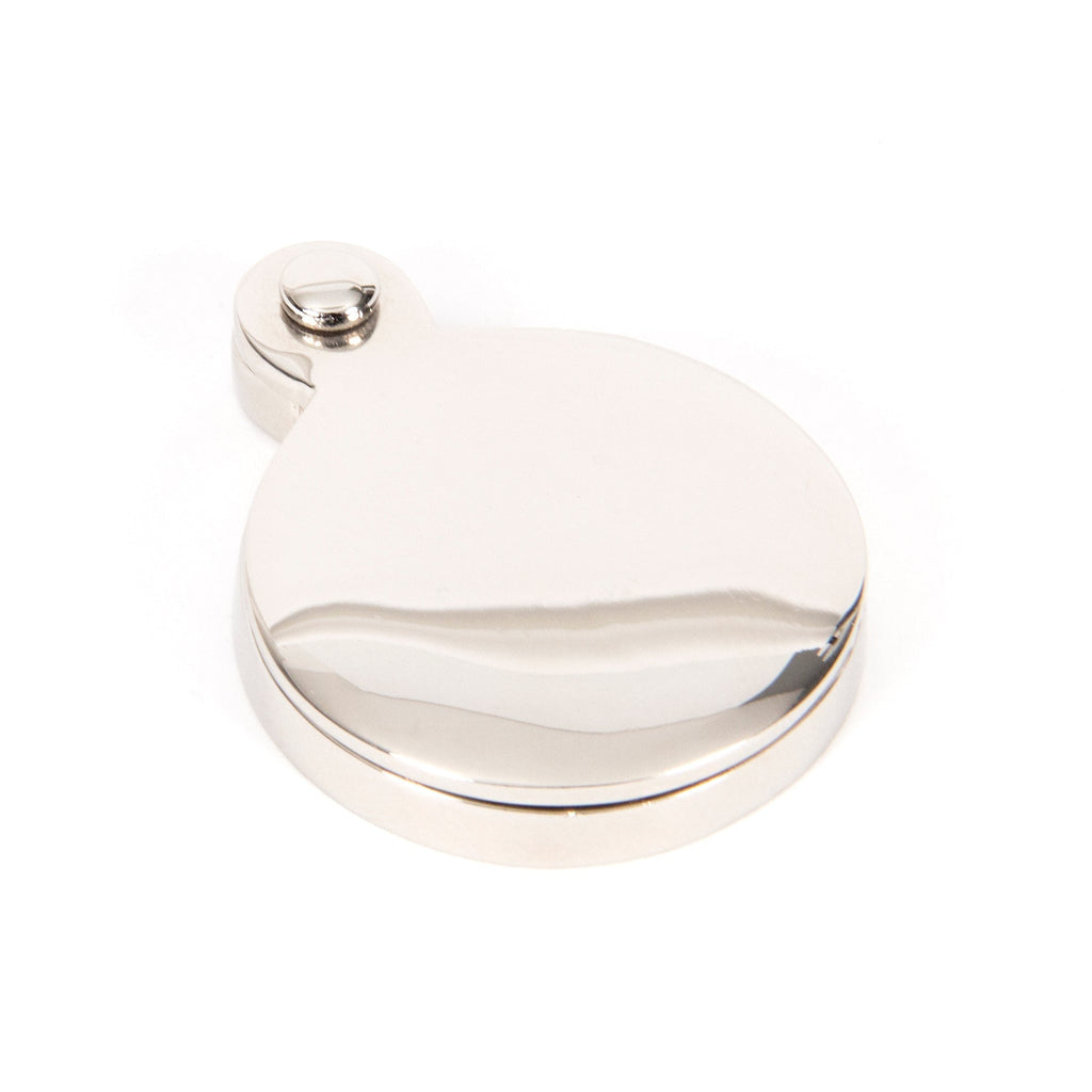 Polished Nickel 30mm Round Escutcheon | From The Anvil-Escutcheons-Yester Home