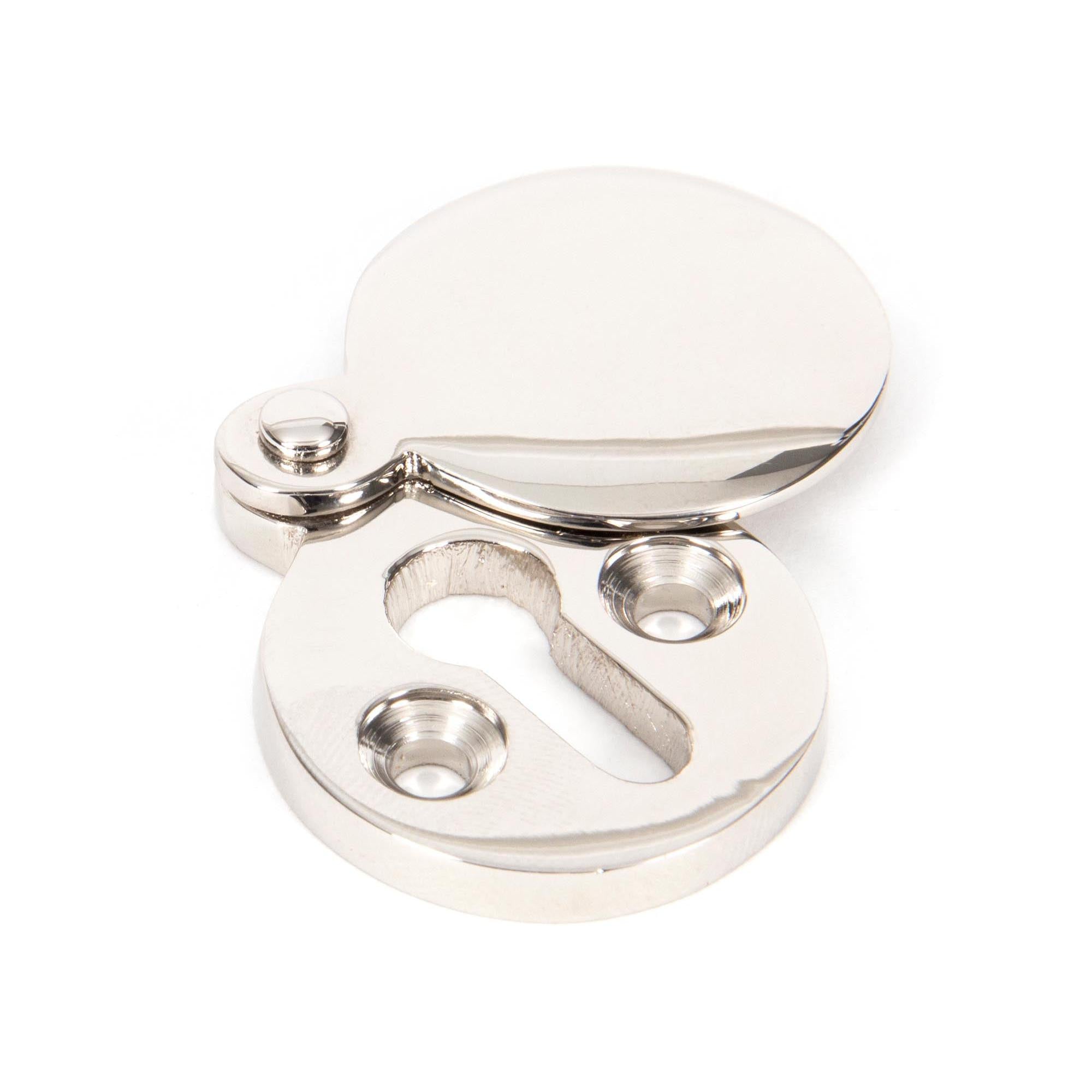 Polished Nickel 30mm Round Escutcheon | From The Anvil - Escutcheons - From The Anvil - Yester Home