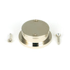 Polished Nickel 34mm Round Finger Edge Pull | From The Anvil-Cabinet Pulls-Yester Home