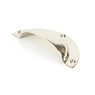 Polished Nickel 4" Plain Drawer Pull | From The Anvil - Drawer Pulls - From The Anvil - Yester Home
