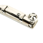 Polished Nickel 4" Universal Bolt | From The Anvil-Bolts-Yester Home
