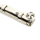 Polished Nickel 4" Universal Bolt | From The Anvil - Bolts - From The Anvil - Yester Home