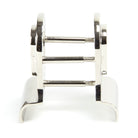 Polished Nickel 50mm Euro Door Pull (Back to Back fixings) | From The Anvil-Euro Pulls-Yester Home