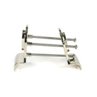Polished Nickel 50mm Euro Door Pull (Back to Back fixings) | From The Anvil - Euro Pulls - From The Anvil - Yester Home