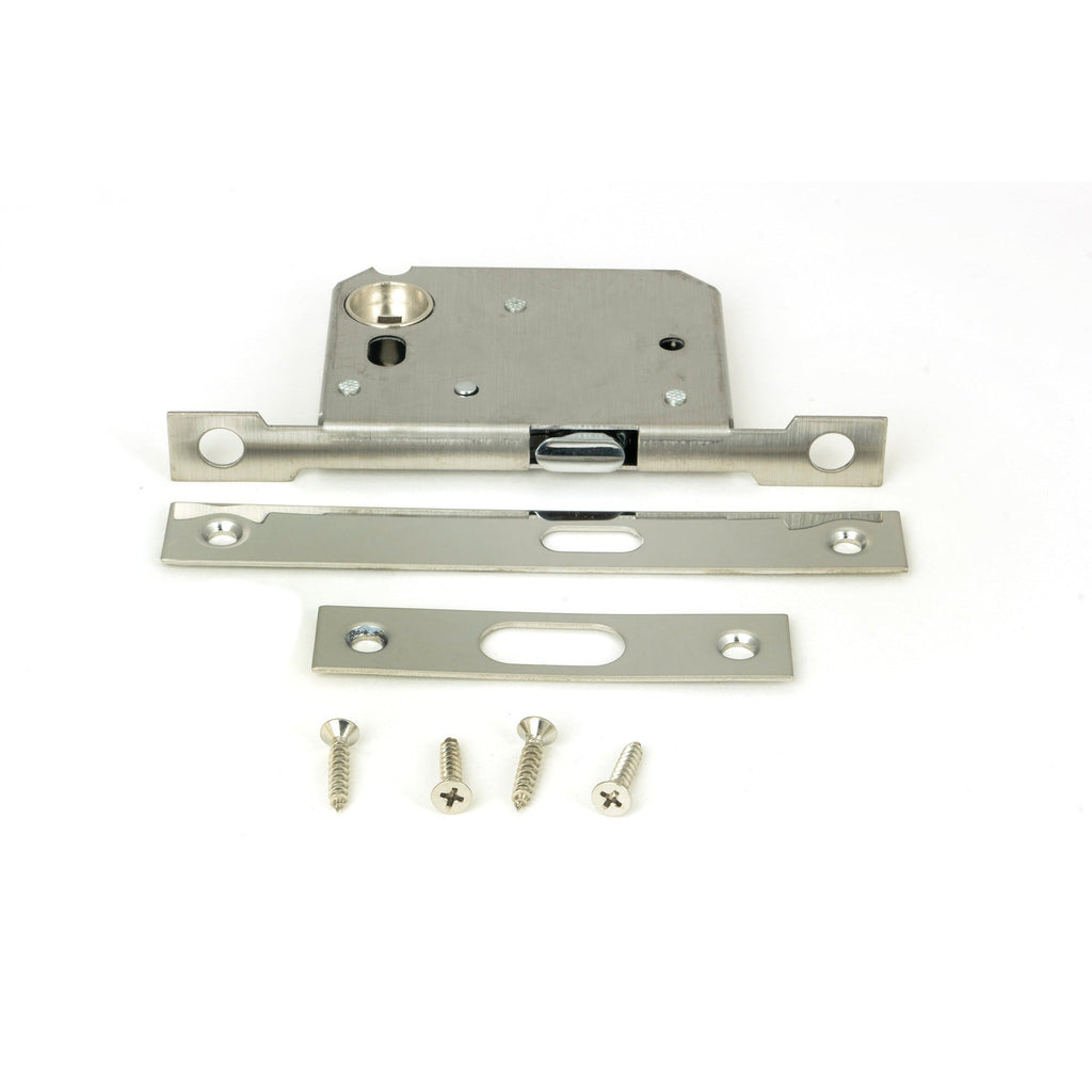 Polished Nickel 50mm Sliding Door Lock | From The Anvil-Sliding Door Locks-Yester Home