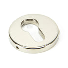 Polished Nickel 52mm Regency Concealed Escutcheon | From The Anvil-Euro Escutcheons-Yester Home