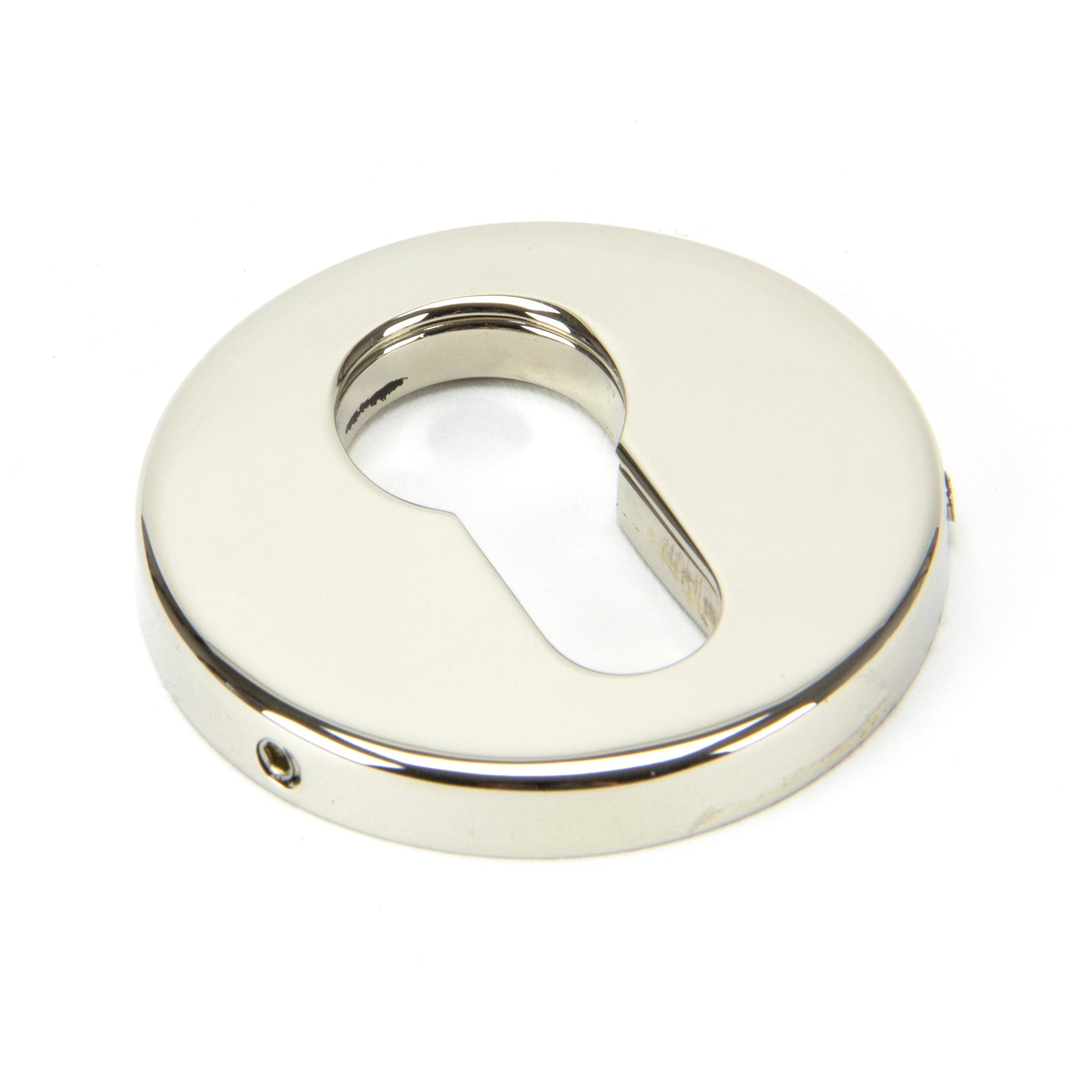 Polished Nickel 52mm Regency Concealed Escutcheon | From The Anvil-Euro Escutcheons-Yester Home