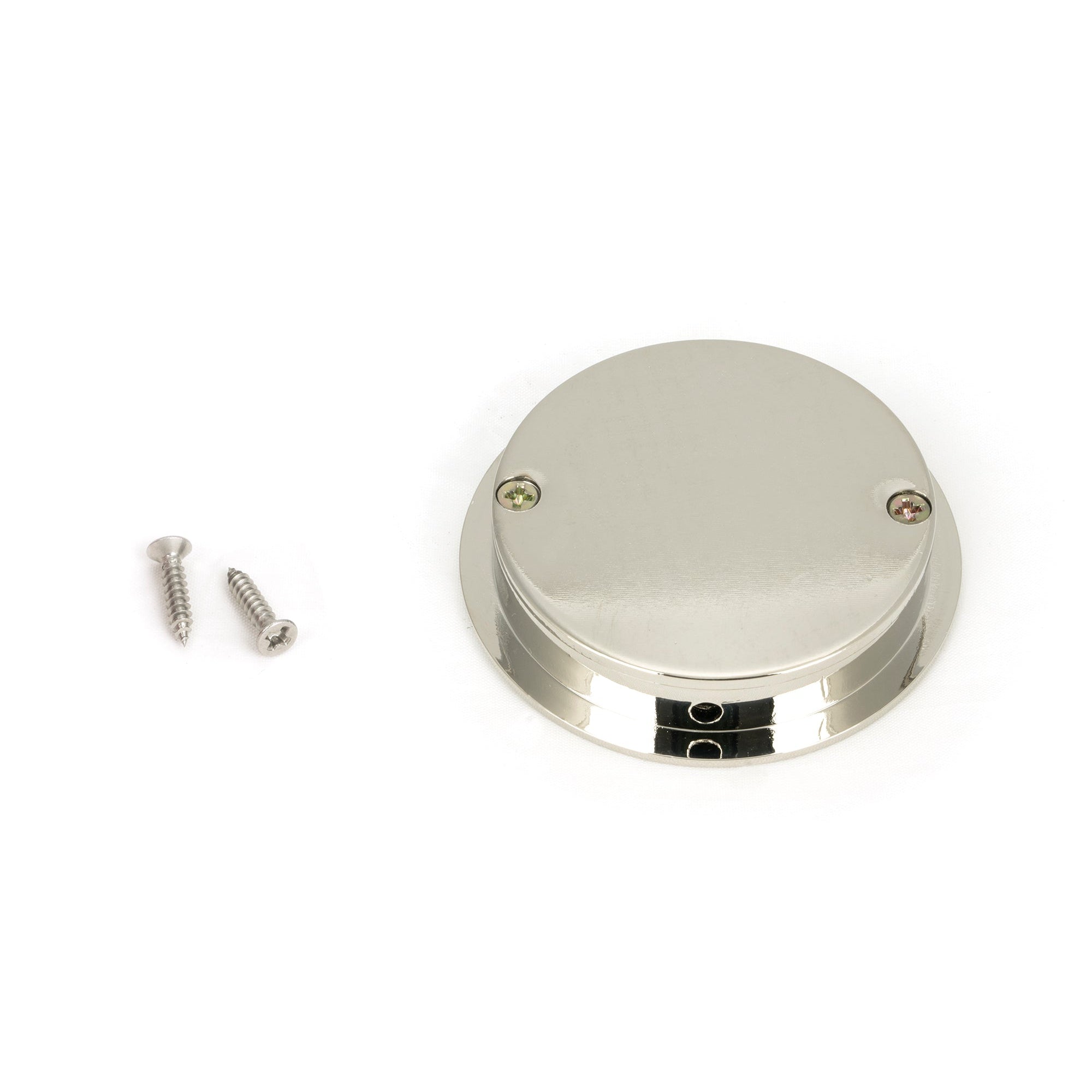 Polished Nickel 60mm Art Deco Round Pull | From The Anvil-Cabinet Pulls-Yester Home