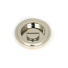 Polished Nickel 60mm Art Deco Round Pull - Privacy Set | From The Anvil - Cabinet Pulls - From The Anvil - Yester Home