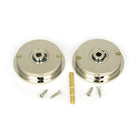 Polished Nickel 60mm Plain Round Pull - Privacy Set | From The Anvil - Cabinet Pulls - From The Anvil - Yester Home
