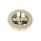 Polished Nickel 60mm Plain Round Pull - Privacy Set | From The Anvil - Cabinet Pulls - From The Anvil - Yester Home
