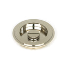 Polished Nickel 75mm Art Deco Round Pull - Privacy Set | From The Anvil - Cabinet Pulls - From The Anvil - Yester Home