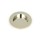 Polished Nickel 75mm Plain Round Pull | From The Anvil-Cabinet Pulls-Yester Home