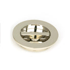Polished Nickel 75mm Plain Round Pull - Privacy Set | From The Anvil-Cabinet Pulls-Yester Home