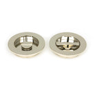 Polished Nickel 75mm Plain Round Pull - Privacy Set | From The Anvil - Cabinet Pulls - From The Anvil - Yester Home