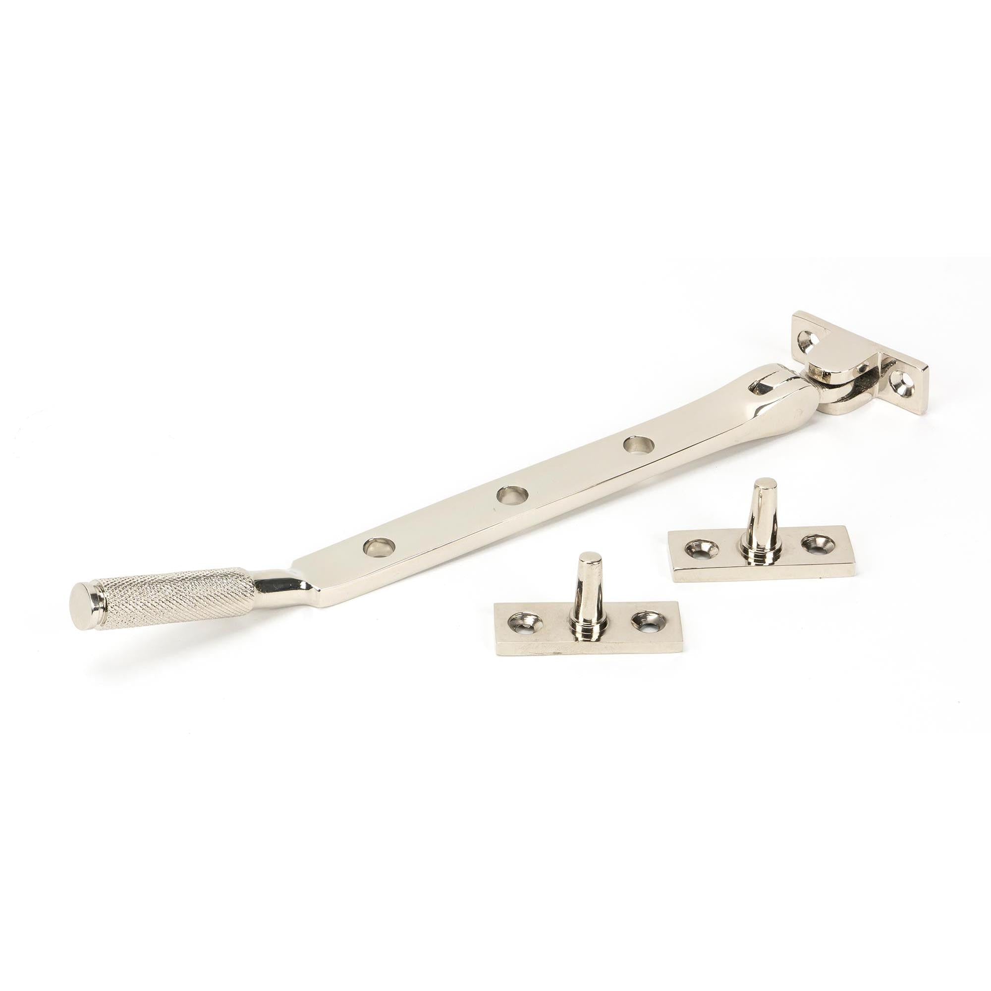 Polished Nickel 8" Brompton Stay | From The Anvil - Stays - From The Anvil - Yester Home