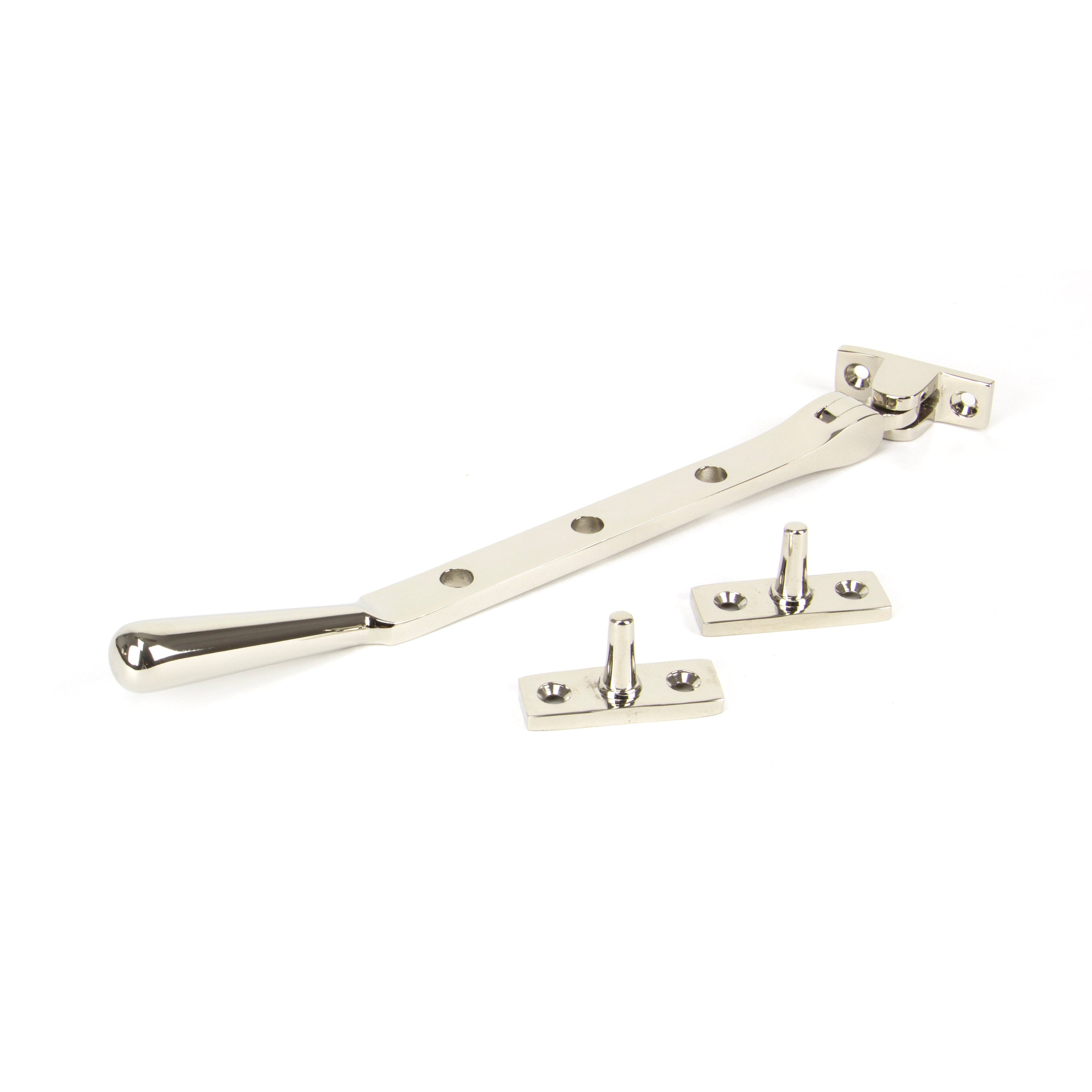 Polished Nickel 8" Newbury Stay | From The Anvil-Stays-Yester Home