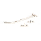 Polished Nickel 8" Reeded Stay | From The Anvil - Stays - From The Anvil - Yester Home